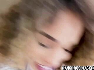 Fucking Ebony Stepsis Super Hard In Interracial Hardcore