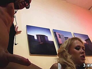 this 3 way porn with carly parker features big tits and facial