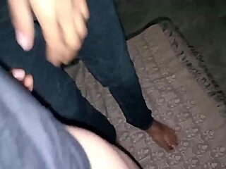 Couple's homemade sex reality with blowjob and fucking leads to cumshot!