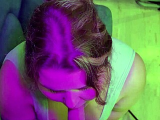 Chubby Teen 18+ Sucks Dick, Gets Facial