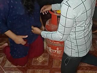 Asian wife pounded doggystyle in steamy kitchen