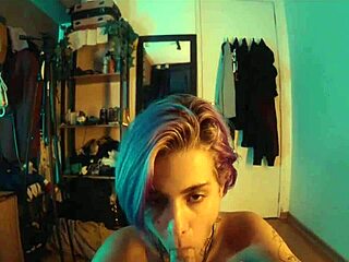 I gave sloppy blowjob to skinny dick