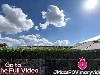 petite neighbor trinity st clair gets roughly fucked outdoors in bikini