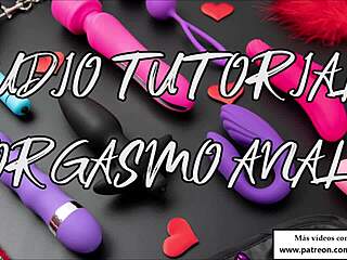 Получи 100 анален оргазъм сега с този учебен аудио JOI на испански за шемейл лейдибой анален роб BDSM!