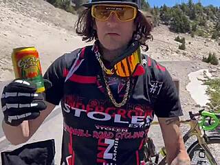 Blonde Sucks Balls And Swallows Cum In Snowy Mountains