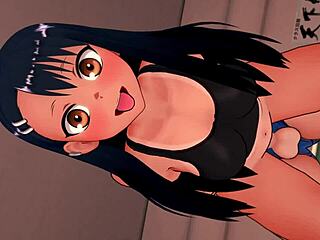 Nagatoro Gives Loving Handjobs in Anime Style