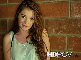 Hd pov lovely little teen shares affection and makes you smile twice.