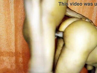 Dark-skinned vixen enjoys massive ejaculation with manual stimulation in Nigerian adult content featuring chubysweet