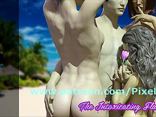 Odważna przygoda w grze anime hentai