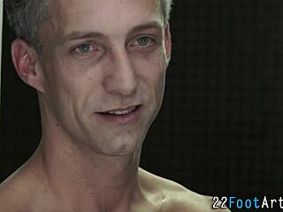 euro babe teases with feet in steamy footjob scene