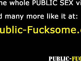 말도 안 돼, 섹시한 가슴 큰 여자가 오늘 나랑 공공장소에서 섹스했어!