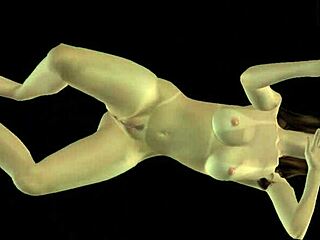 i'm an animated 3d cartoon girl posing in several positions, it's so fun