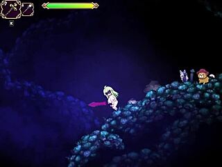 Big tits and hard cock in a Japanese anime game.