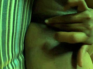 Hot girl fingers her ass and licks pussy