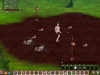 crazy anime game where we find a village and play