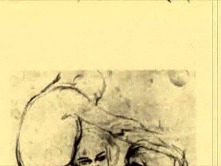 Vintage erotic drawings retro cartoon anime hentai