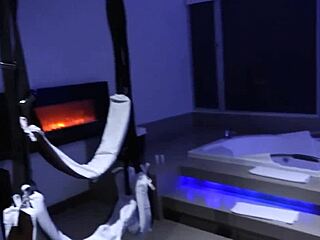 Very Excited 58-Year-Old Latina Shows BIG ASS In Lingerie!