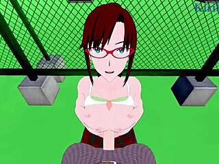 did you watch mari makinami and ritsuko akagi's intense sex in evangelion hentai?