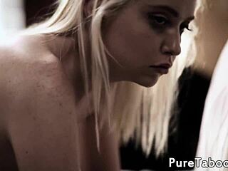 I love watching this young beauty sucking on the gardener's black dong passionately