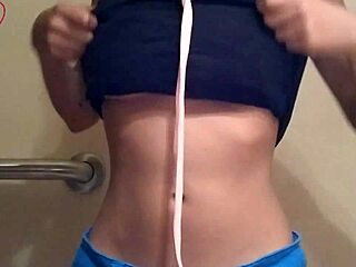 cute skinny indian brunette films herself