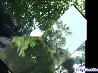 exhibitionist flashes big natural tits in park