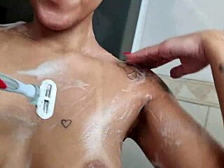 Bia in a hot sensual bath!