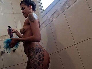 Bia in a hot sensual bath!