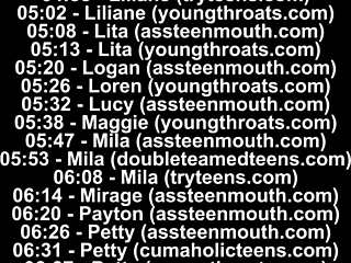 Млади лица обстреляни с лепкави кумшотове в дива компилация