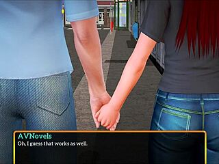 Familia Mea Nouă 337: Rojă cowgirl călărește pulă mare cu țâțe mari