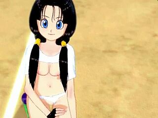 Videl expresses gratitude for flight instruction in Dragon Ball Z anime