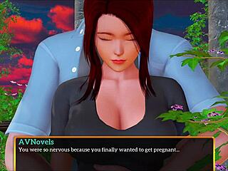 My New Family 337: Redhead Cowgirl Rides Big Cock with Big Tits