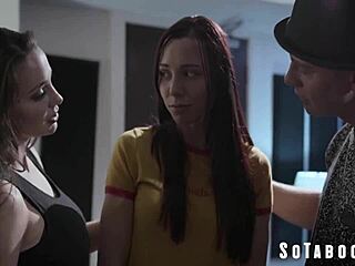 DJ Submits to Deepthroat and Pussy Licking for Fame in Group Cumshot Ride