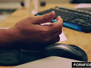 pornfidelity bridgette b interrogates hard cock with cumshot facial in stockings lingerie