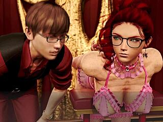 Pale Carnations Part 9: Bound Lesbian Toy Play and Fingering