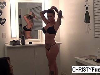 busty christy mack and capri explore each others bodies