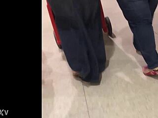 Voyeur Watches Ass In Tight Denim Jeans Part 5