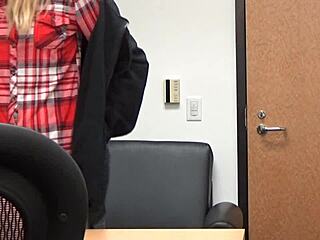 Her pussy and ass filled with cum from gangbang