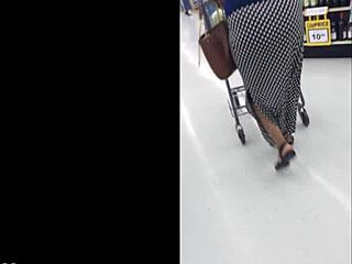 Voyeur Watches Ass In Tight Denim Jeans Part 5