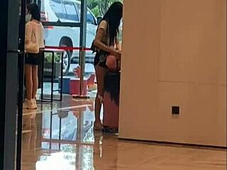 Female lead books hotel adventure, starts bareback creampie in room, showers in sexy lingerie after