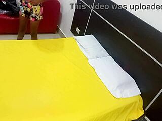 i started homemade porn with my brunette stepsister sleepover, then mounted her for heat, the bitch begged for real interracial sex