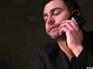 Huge Tits Reporter Fucked in Rough BDSM