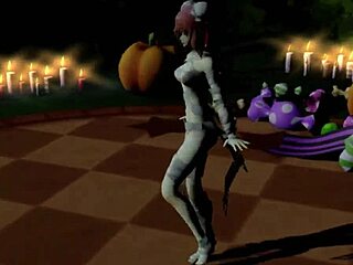 Happy Halloween dance with Ibaraken Kasen?