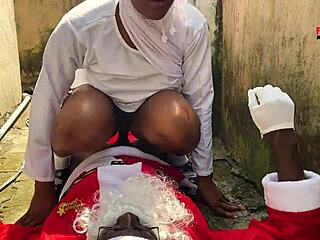 Christmas of Hot African Sex with Big Cock Action!