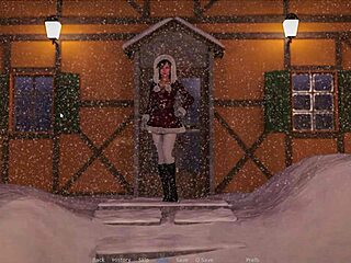 lets play christmas adventure with blowjob blonde brunette cumshot fun