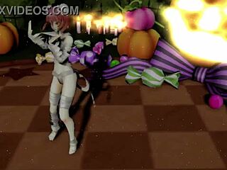 Happy Halloween dance with Ibaraken Kasen?