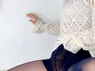 hey, why not fix up that bra before work, gorgeous?