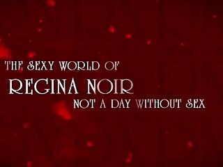 Regina Noir, Naakte Dame, Wordt Geneukt door Masseur in Kut en Mond