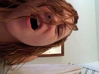 My quick bathroom fling with her massive chest was wild