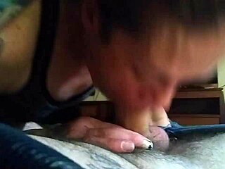 cocksucker monica tattooed milf sucking big monster cock homemade