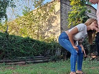 My neighbor sucks my dick on my property. So hot! 😍